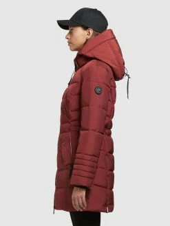 Khujo Korte Mantels Tussenmantel Amaray 3 Dames Robijnrood -Exporteren Kleding Pracht Winkel cd3a2539c1daadab3a9083a8850536c9