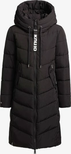 Khujo Wintermantels Wintermantel Ayleena Dames Zwart