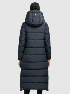 Khujo Wintermantels Wintermantel Deria Dames Donkerblauw -Exporteren Kleding Pracht Winkel ce1fc911067bd311192dc0e6d3edaa27