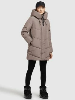 Khujo Winterjassen Winterjas Jordis 4 Dames Taupe -Exporteren Kleding Pracht Winkel ce59e49a5d175bc9be58a1348e67ea25