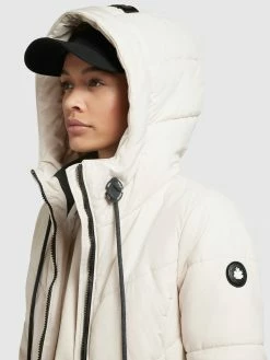 Khujo Wintermantels Wintermantel Aribay 3 Dames Offwhite -Exporteren Kleding Pracht Winkel ce7a90024480ec214b68d3f1fcdcd271