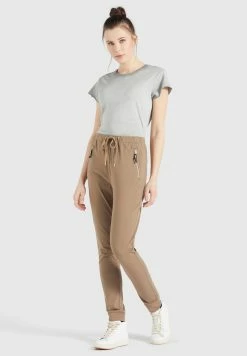 Khujo Sweatpants Tapered Broek Alenia Dames Lichtbruin -Exporteren Kleding Pracht Winkel cec2bfbaaf0a75f7d3c7b5962179698d