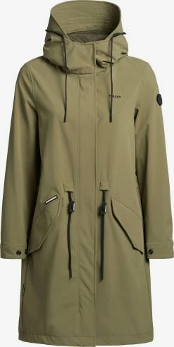 Khujo Parkas Tussenparka Jonna Dames Olijfgroen