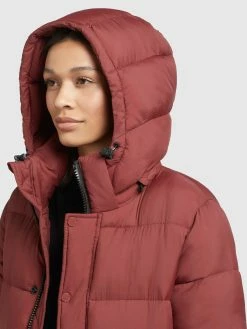 Khujo Wintermantels Wintermantel Corinna Dames Roestrood -Exporteren Kleding Pracht Winkel cf91809359cc86c78fb7e8a0a7c21bc4