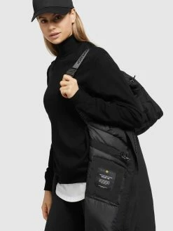 Khujo Wintermantels Wintermantel ABELLA Dames Zwart -Exporteren Kleding Pracht Winkel cfa2583353db141192713dfa921fe266