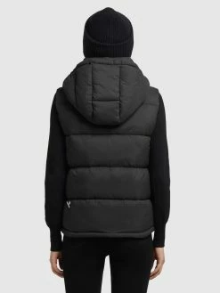 Khujo Bodywarmers Bodywarmer Eden Dames Zwart -Exporteren Kleding Pracht Winkel d345bb8856f6456e818f57c56e522420