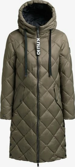 Khujo Wintermantels Wintermantel LENNJA Dames Kaki