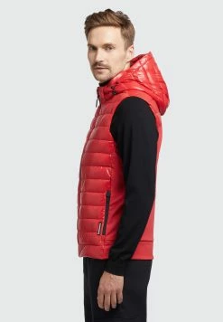 Khujo Wemo Shiny - Bodywarmer - Rot -Exporteren Kleding Pracht Winkel d557a3d3924a4e5991580d3625db60ad