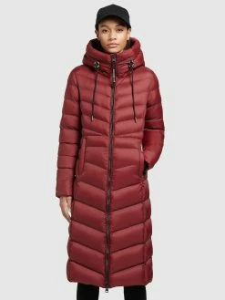 Khujo Winterjassen Winterjas Ingram Shine Dames Donkerrood -Exporteren Kleding Pracht Winkel d878fb7c6eb72a36c7931b7d43eb67d2