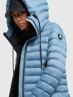 Khujo Winterjassen Winterjas Lovina 3 Dames Lichtblauw -Exporteren Kleding Pracht Winkel d88da5a395992ae58c87384cbe63da82
