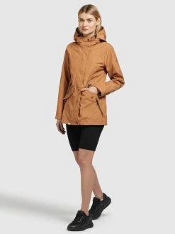 Khujo Parkas Tussenparka FELINA Dames Camel -Exporteren Kleding Pracht Winkel d94270bf37a833315ef37c17d8e850b8