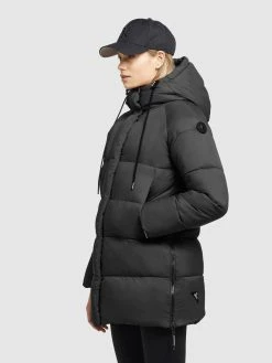 Khujo Winterjassen Winterjas Franee Dames Zwart -Exporteren Kleding Pracht Winkel d947a5a812a8c4b650f6a75ae40dffa5
