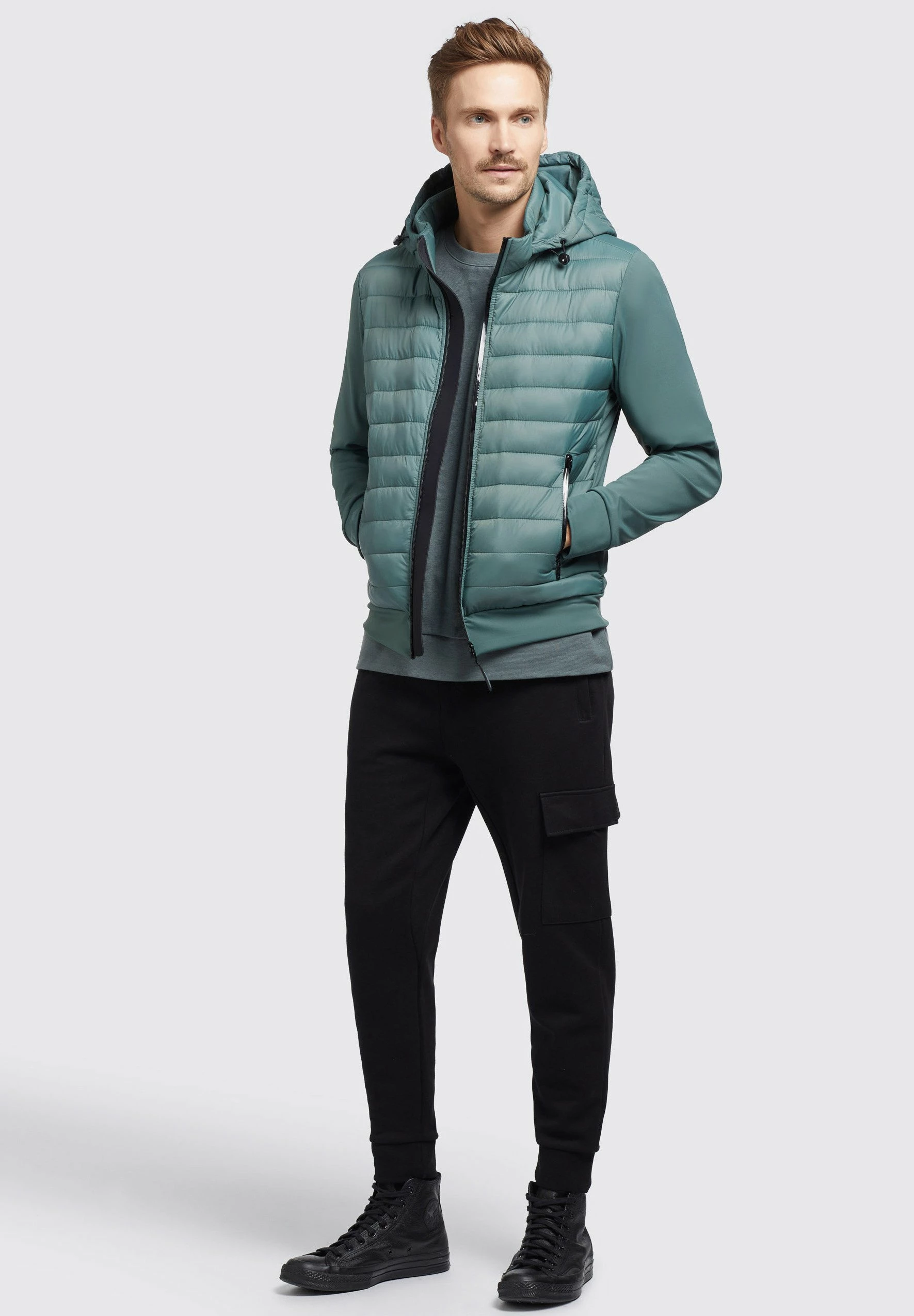 Khujo Bolt Matt - Jas - Kupfergrün 4 Khujo Bolt Matt - Jas - Kupfergrün - Afbeelding 2