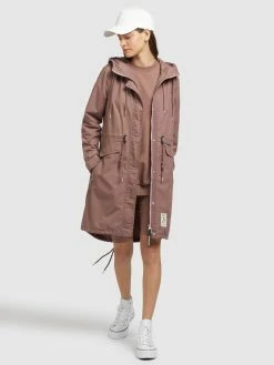 Khujo Parkas Tussenparka NANDA3 Dames Mauve -Exporteren Kleding Pracht Winkel da70fb25d61db666a90ef3c1650b27ea
