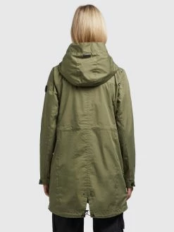 Khujo Parkas Tussenparka Aira Dames Olijfgroen -Exporteren Kleding Pracht Winkel db1aab8178f7c2a910e4bb7544471549