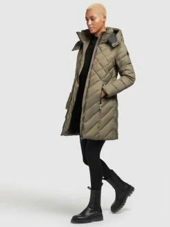 Khujo Tussenmantels Tussenmantel Aneth Dames Kaki -Exporteren Kleding Pracht Winkel dc23bc1f98ea2564ce9231916b785475