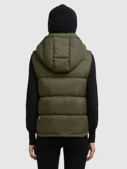 Khujo Bodywarmers Bodywarmer Eden Dames Kaki -Exporteren Kleding Pracht Winkel de8c624cdde92d4daa266322a8be207d