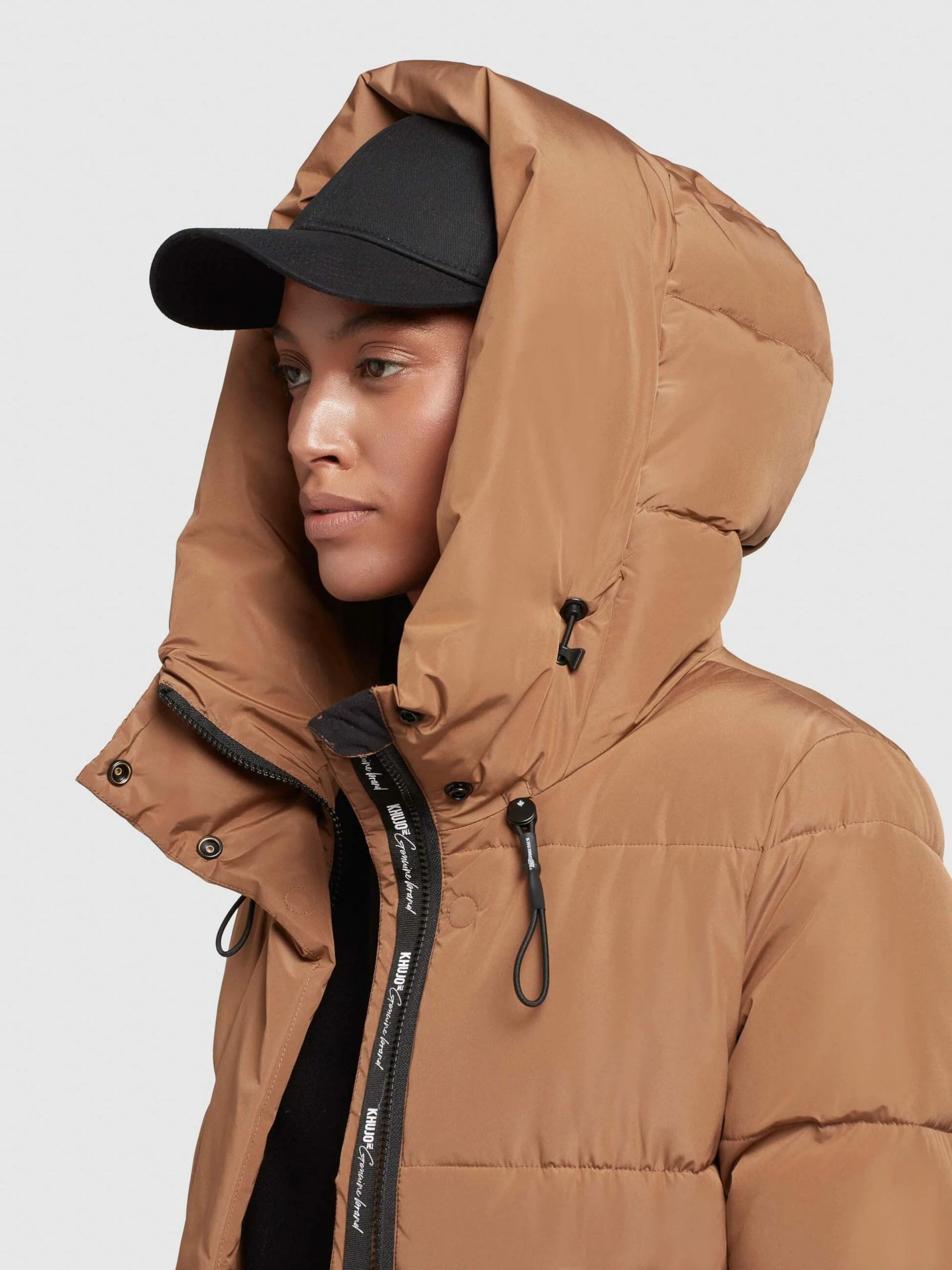 Khujo Wintermantels Wintermantel Soulani Dames Oker 9 Khujo Wintermantels Wintermantel Soulani Dames Oker - Afbeelding 7