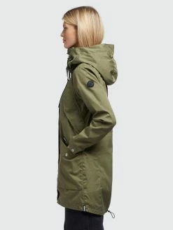 Khujo Parkas Tussenparka Aira Dames Olijfgroen -Exporteren Kleding Pracht Winkel e07865a9c9c5ed3123a2570cd829ffed