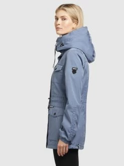 Khujo Parkas Tussenparka ELST Dames Blauw -Exporteren Kleding Pracht Winkel e0929637cd576a68cc3a81321bb233ce