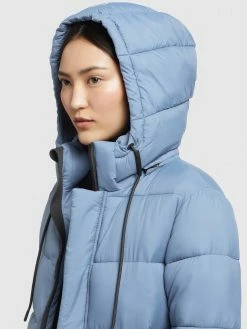 Khujo Wintermantels Wintermantel Julina Dames Lichtblauw -Exporteren Kleding Pracht Winkel e0c3855934819179a30a6e5f6745e73b