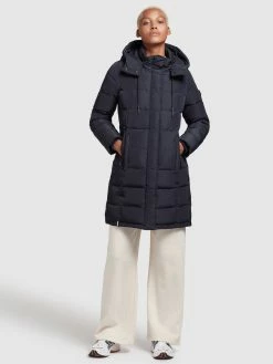 Khujo Korte Mantels Wintermantel Cups Dames Marine -Exporteren Kleding Pracht Winkel e23c1cf38eb1c19e222c147134ebf58d