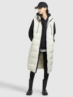 Khujo Bodywarmers Bodywarmer Tourin Dames Offwhite -Exporteren Kleding Pracht Winkel e3056c8f3c17f9c14ac806024452a373