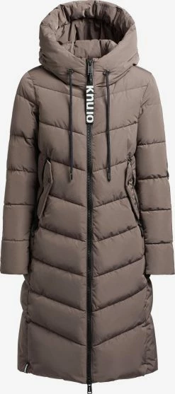 Khujo Wintermantels Wintermantel Klayd Dames Sepia