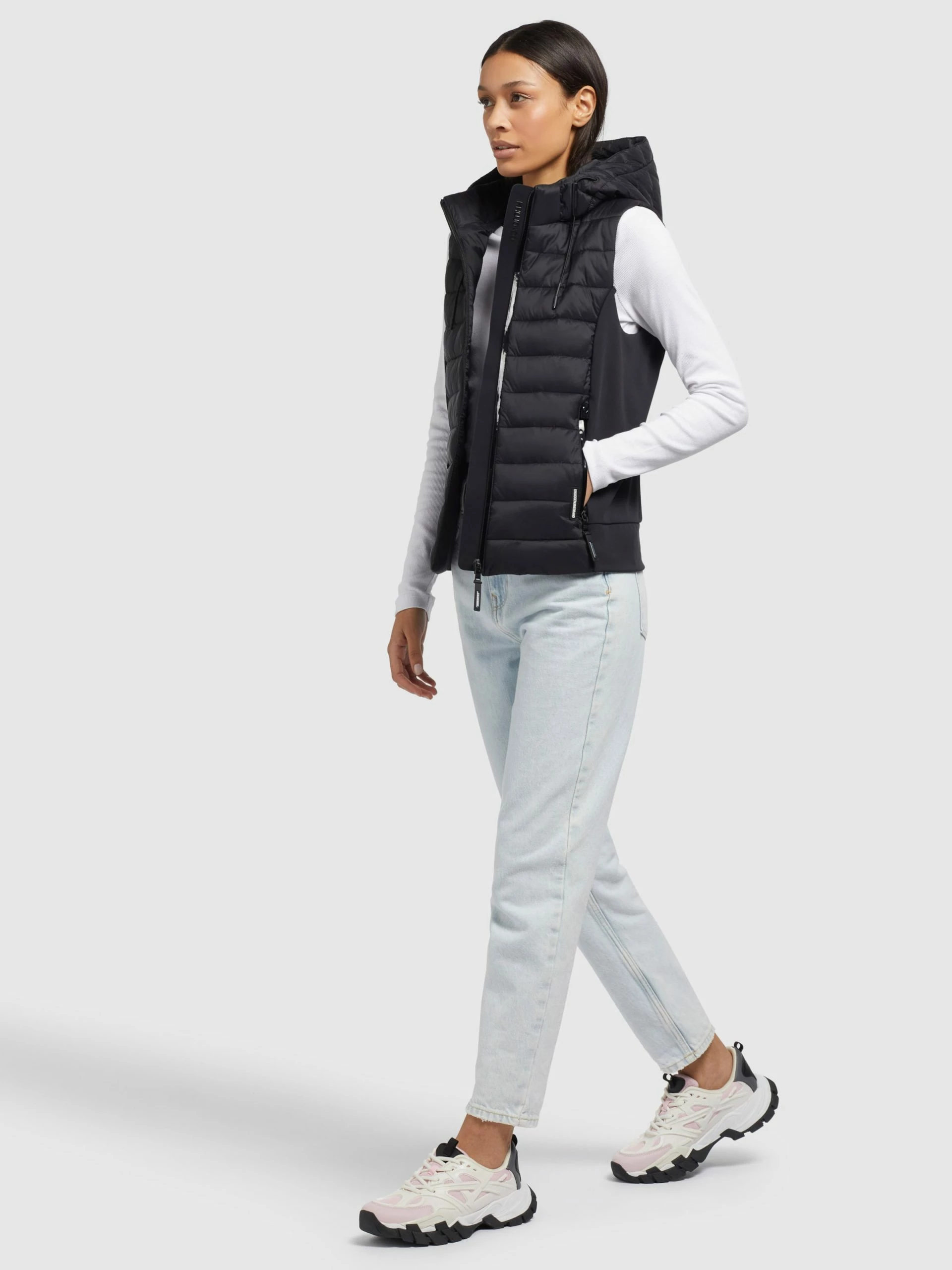 Khujo Bodywarmers Bodywarmer Fabia Matt Dames Zwart 5 Khujo Bodywarmers Bodywarmer Fabia Matt Dames Zwart - Afbeelding 3