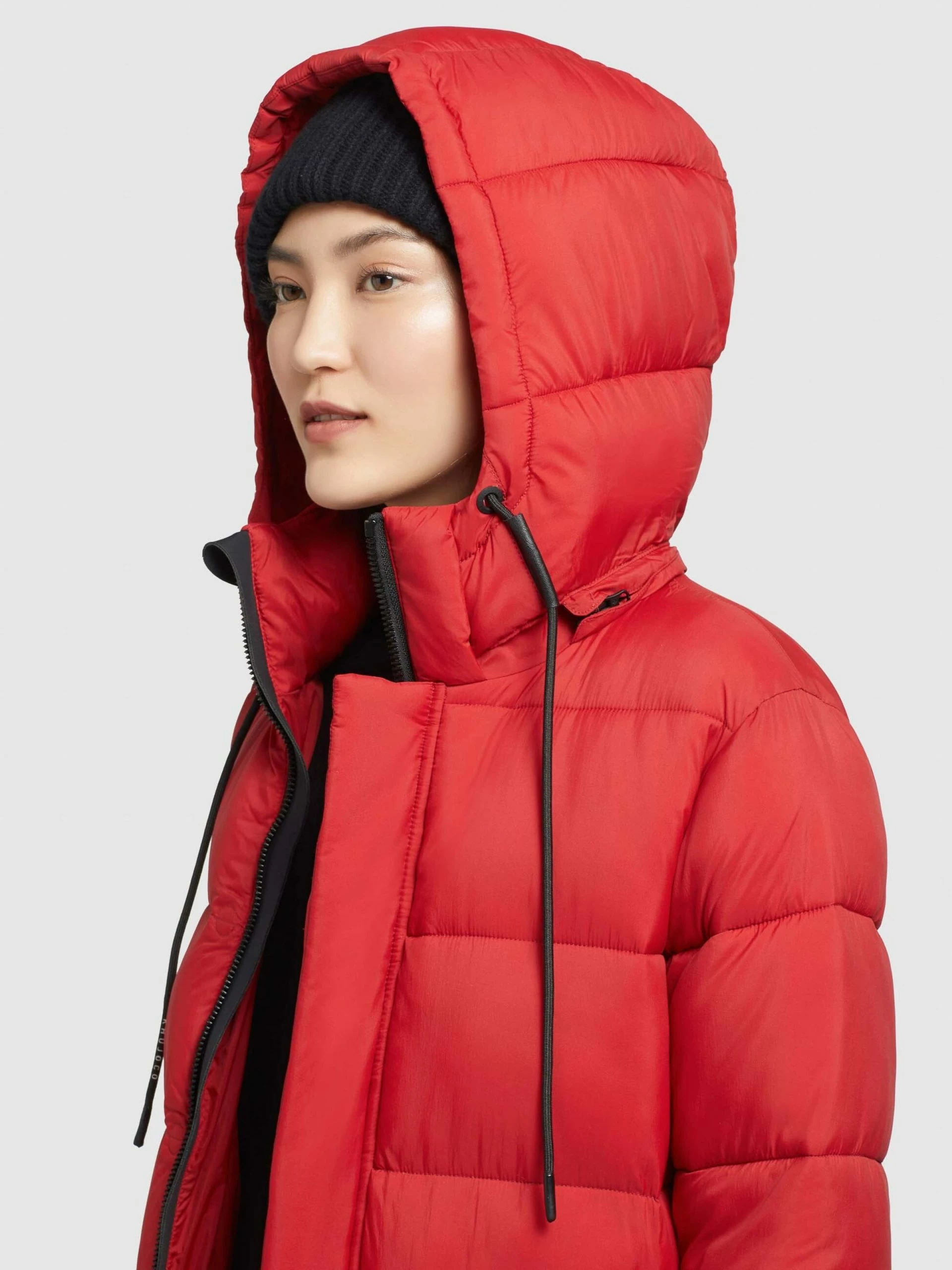 Khujo Wintermantels Wintermantel Julina Dames Rood 9 Khujo Wintermantels Wintermantel Julina Dames Rood - Afbeelding 7