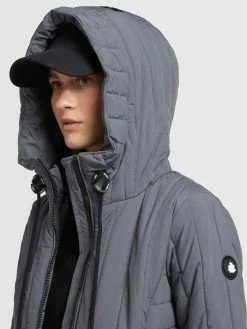 Khujo Winterjassen Winterjas Tweety Dames Grijs -Exporteren Kleding Pracht Winkel e791e6539e9e6cd56c815d3bb8b7d64a