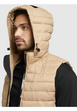 Khujo Wemo Matt - Bodywarmer - Beige -Exporteren Kleding Pracht Winkel e9960c0a7fde4b088b13baa7e75f567c