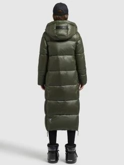 Khujo Wintermantels Wintermantel Melona Dames Kaki -Exporteren Kleding Pracht Winkel eb9cf442e584a60d3818331753ef604b