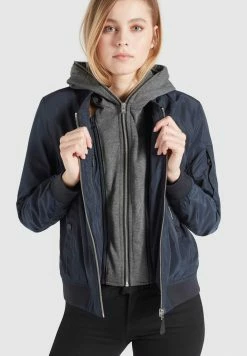 Khujo Winterjassen Winterjas Larifa Dames Nachtblauw -Exporteren Kleding Pracht Winkel eba564847b5e76efa49f151af70c6366