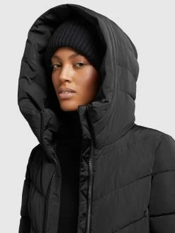 Khujo Wintermantels Wintermantel Formin Dames Zwart -Exporteren Kleding Pracht Winkel ed8ee95ede0ffa7f1f50845f0f641093