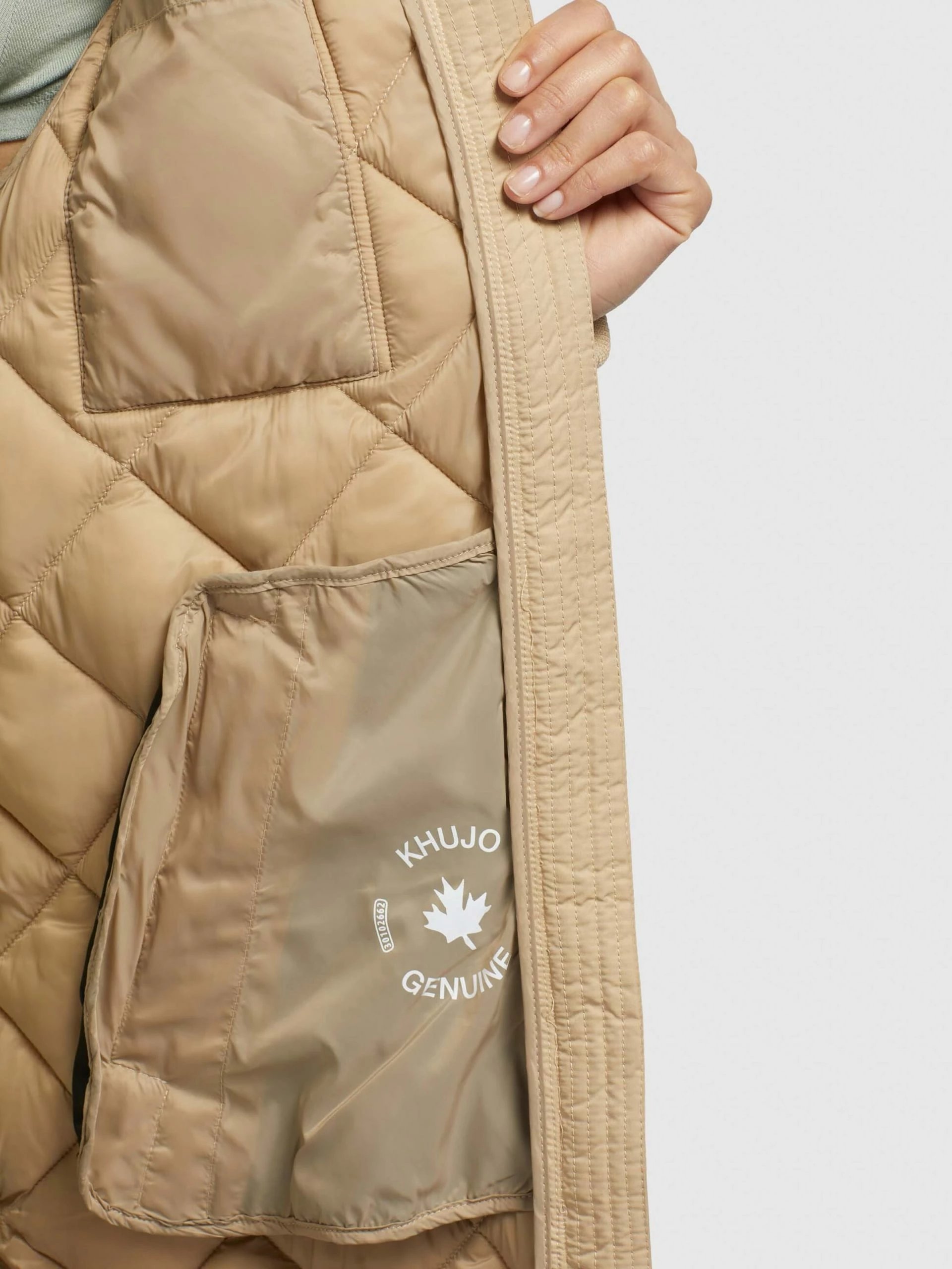 Khujo Tussenmantels Tussenmantel Mary Dames Beige 9 Khujo Tussenmantels Tussenmantel Mary Dames Beige - Afbeelding 7