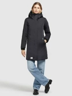 Khujo Wintermantels Wintermantel Blossom Dames Zwart -Exporteren Kleding Pracht Winkel eea2453297e80212cbf476242d438cfd