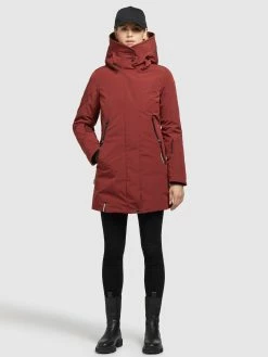 Khujo Winterjassen Winterjas Viona 3 Dames Roestrood -Exporteren Kleding Pracht Winkel ef071a5229469557b31ab3558c3a0edb