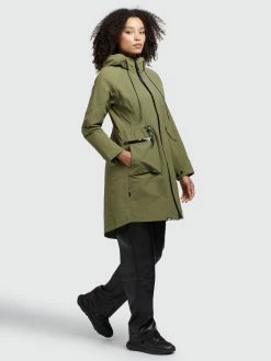 Khujo Parkas Tussenparka Dames Olijfgroen -Exporteren Kleding Pracht Winkel efbb40386e1f1940f67be3e79b73155b
