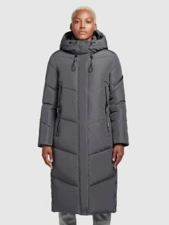 Khujo Tussenmantels Tussenmantel Dames Basaltgrijs