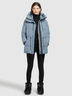 Khujo Winterjassen Winterjas Leviani2 Dames Duifblauw -Exporteren Kleding Pracht Winkel f293f5dbcdb42409a04d1d263154ea9e