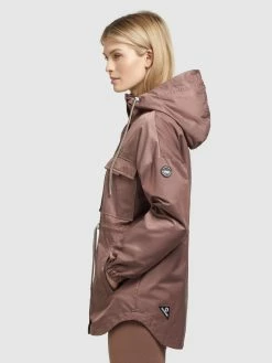 Khujo Tussenjassen Tussenjas PRAYATA Dames Bruin -Exporteren Kleding Pracht Winkel f31f79002e37ec28e27a57a719621823