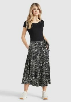 Khujo Maxi Rokken Rok Hepke Dames Zwart -Exporteren Kleding Pracht Winkel f3efe12f9a10dc10913a509878ebda4a