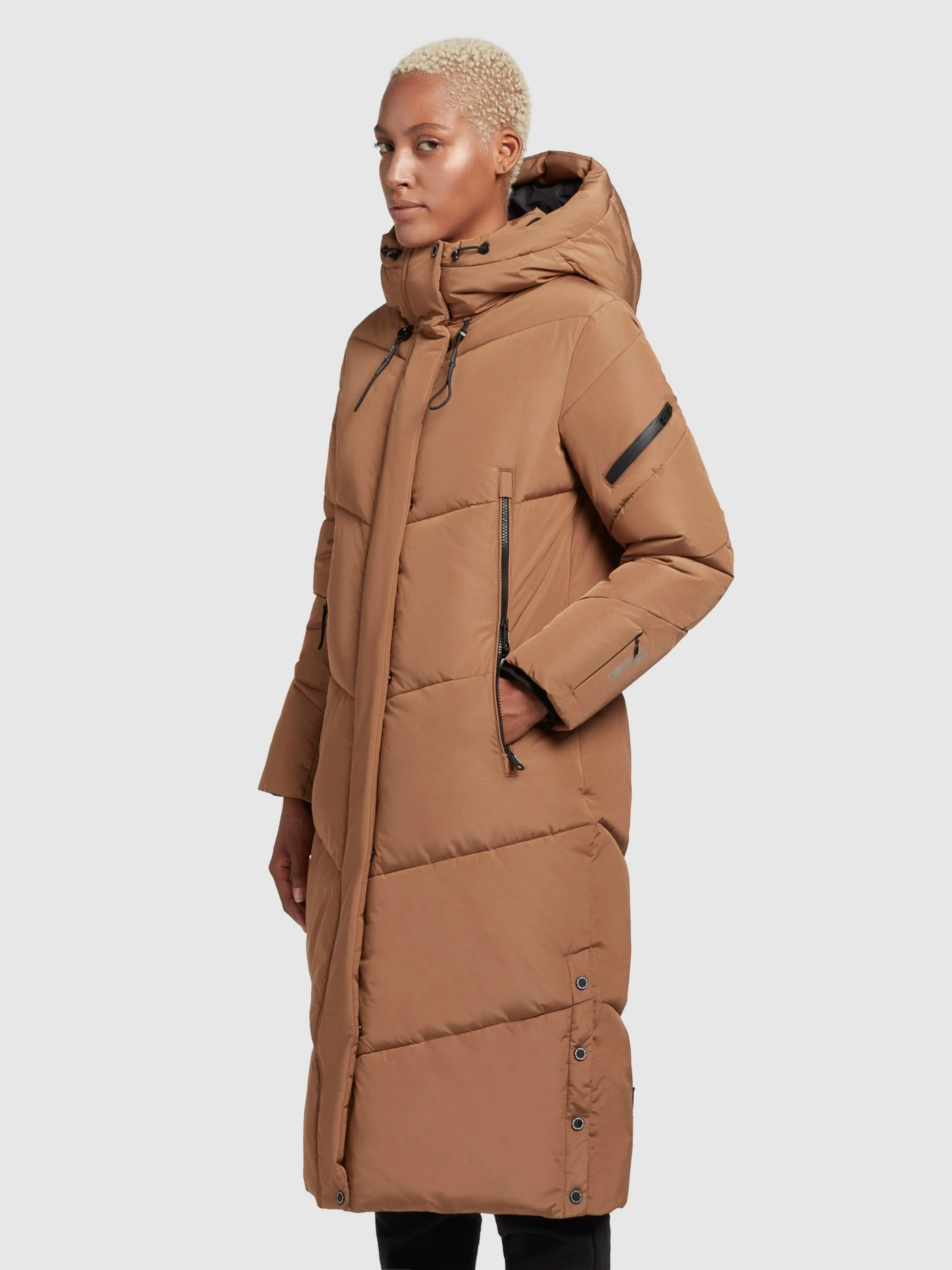 Khujo Tussenmantels Tussenmantel Sonje Dames Karamel 7 Khujo Tussenmantels Tussenmantel Sonje Dames Karamel - Afbeelding 5