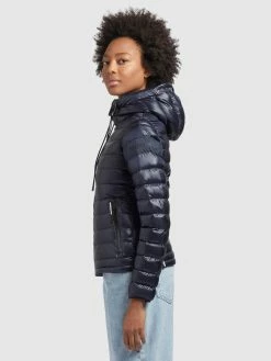 Khujo Tussenjassen Tussenjas Lovina Dames Donkerblauw -Exporteren Kleding Pracht Winkel f7b8d96a3cca7a3d6fa72e3430630243