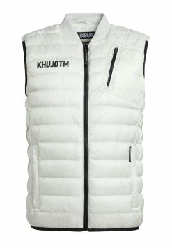 Khujo Shiny - Bodywarmer - Weiß -Exporteren Kleding Pracht Winkel f86fc164bfd74e69a88dff7efe0d663c