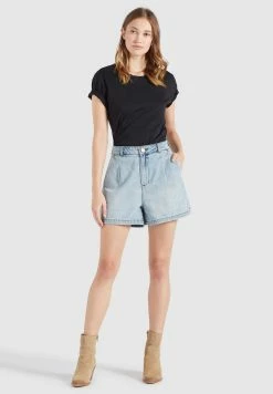 Khujo Jeans Loosefit Bandplooi Jeans Cambel Dames Blauw -Exporteren Kleding Pracht Winkel fe09ac09b14bee5efc946960ce1bab44